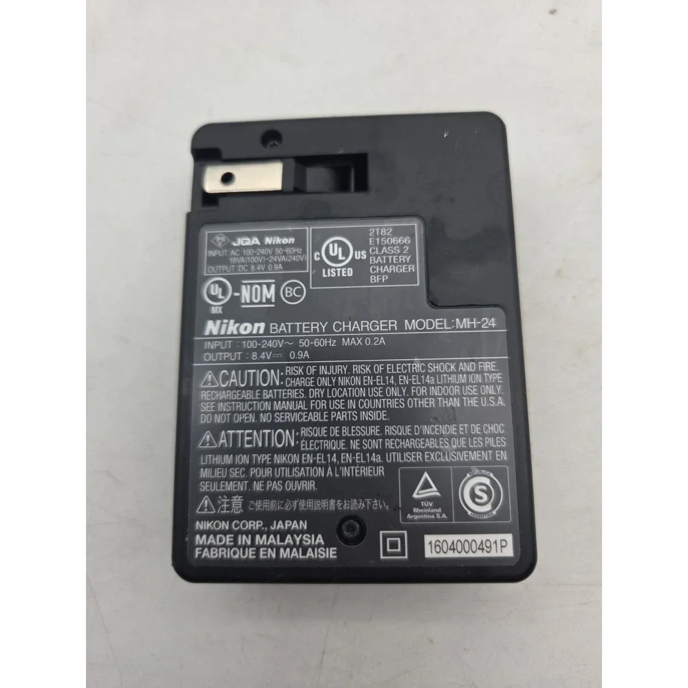 Genuine Original Nikon MH-24 Charger for EN-EL14 Battery D3100 D3200 D3300 D3400